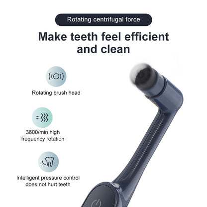 2-Speed Rotary Electric Toothbrush Rechargeable Adult Electric Toothbrush Waterproof Soft Bristle Couple Toothbrush