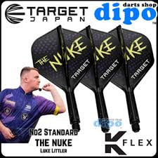 TARGET darts Luke Littler K flex and shaft system , no.2/no.6 (3 pack)